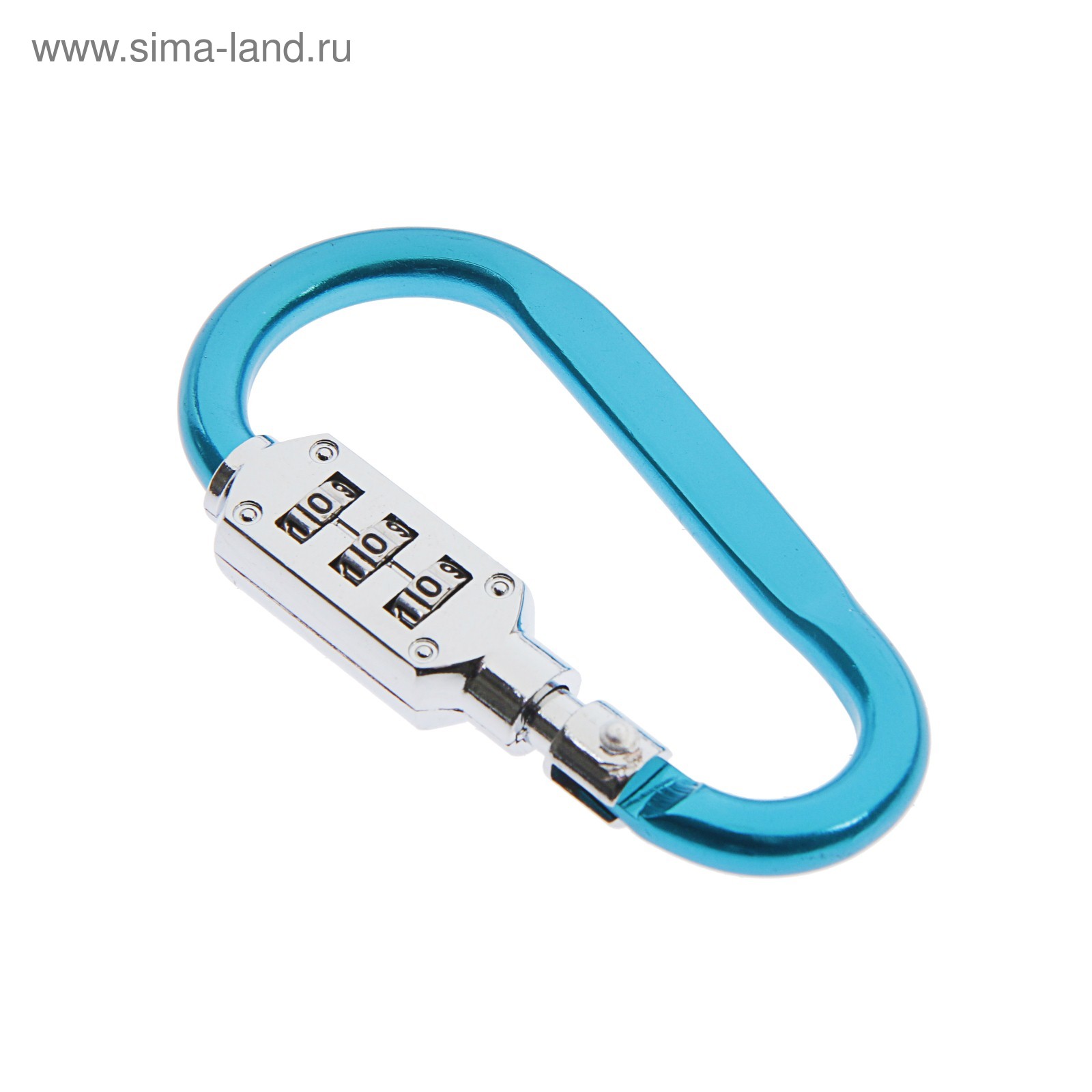 Замок навесной карабин с кодом TUNDRA 3105651